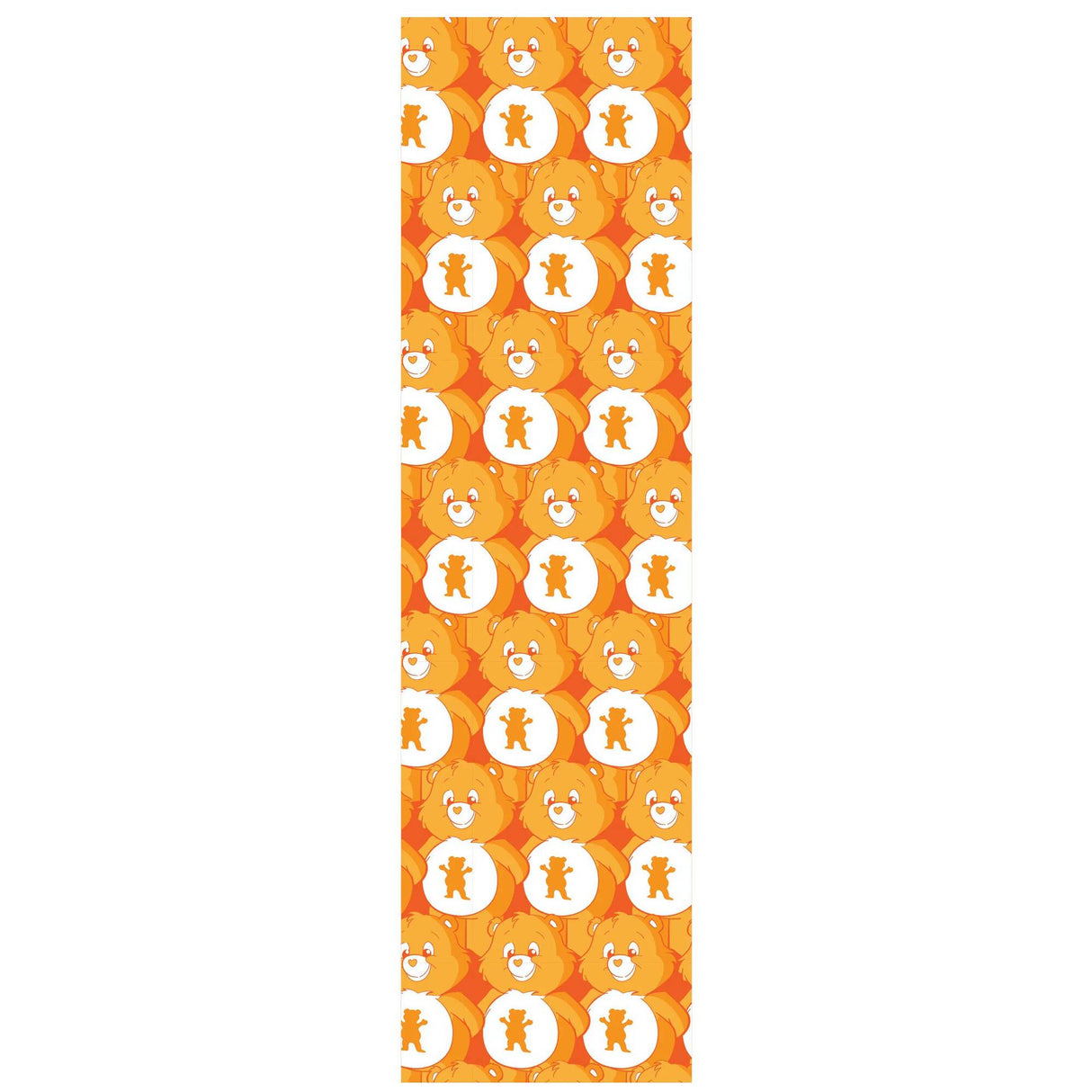 Grizzly Positive Bears Print Skateboard Grip Tape - Orange