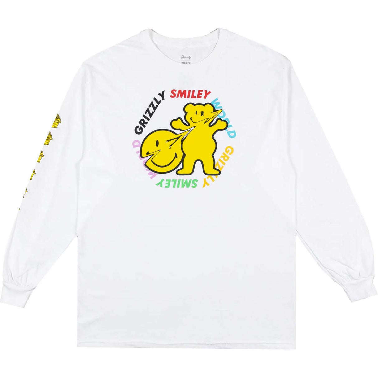 Grizzly x SmileyWorld L/S T Shirt - White