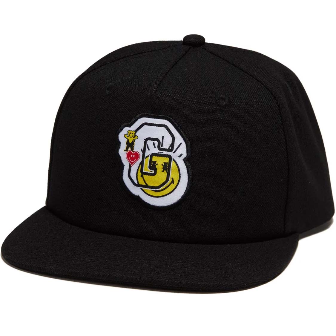 Grizzly x SmileyWorld Snapback Hat - Black