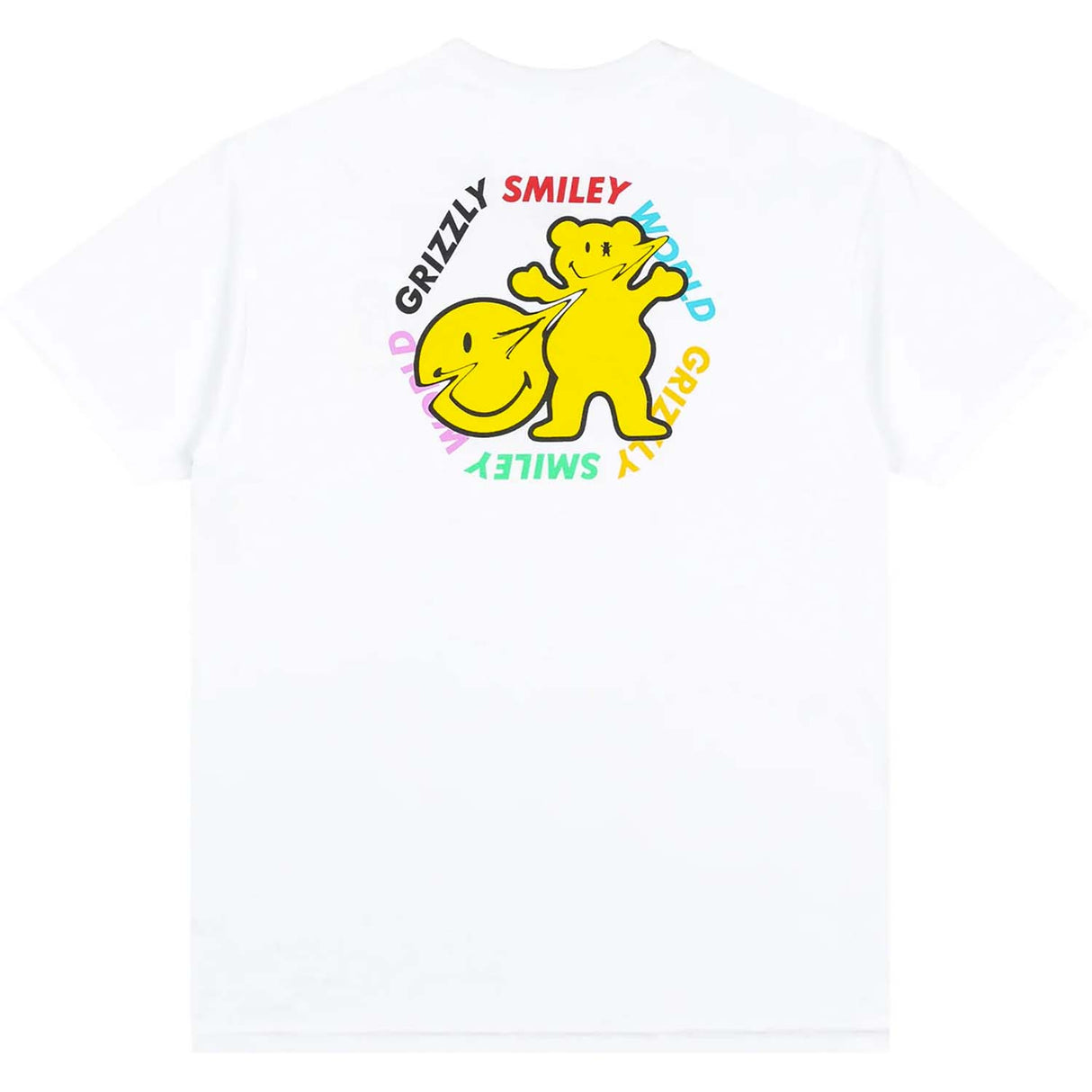 Grizzly x SmileyWorld T Shirt - White