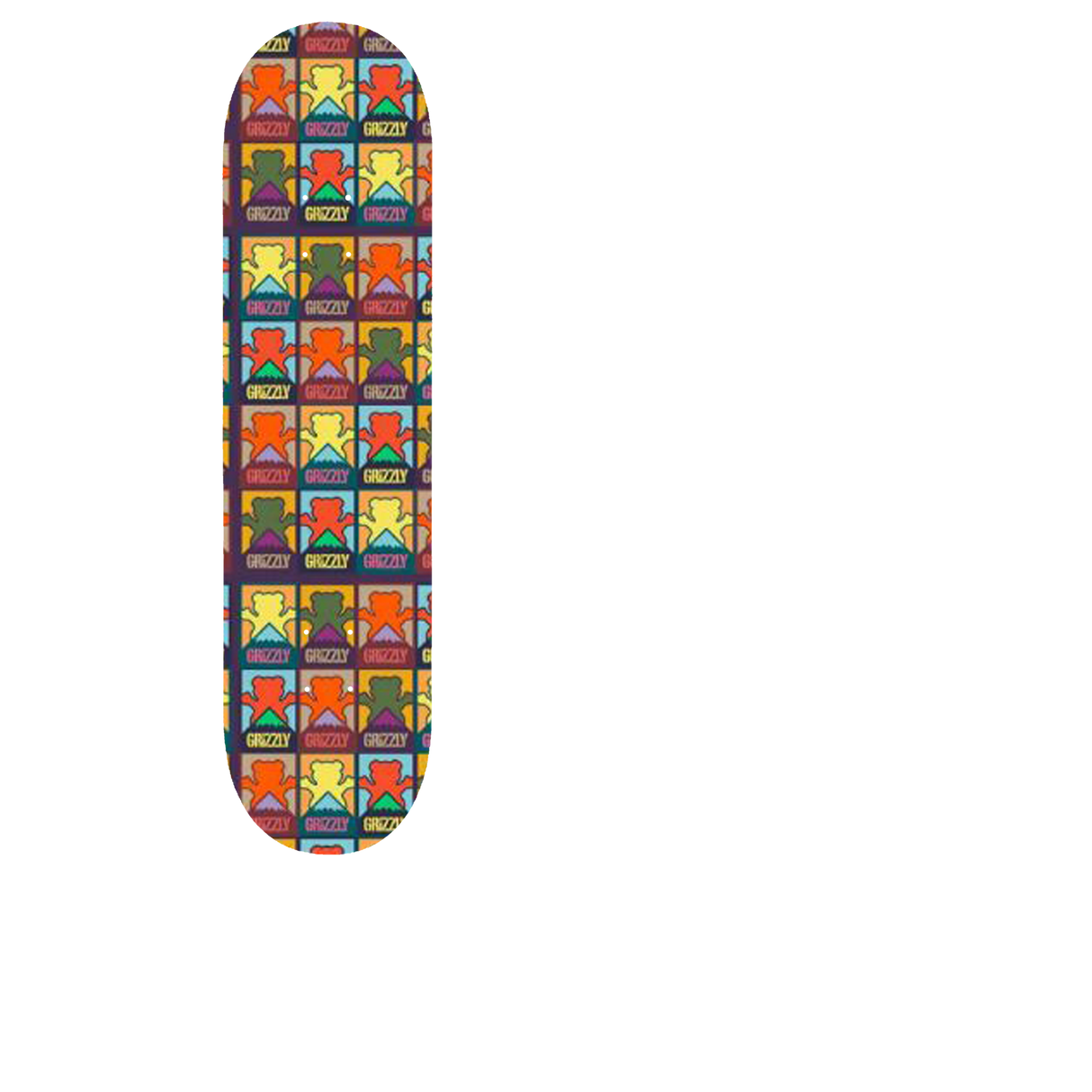 Grizzly Patchwork Skateboard Grip Tape