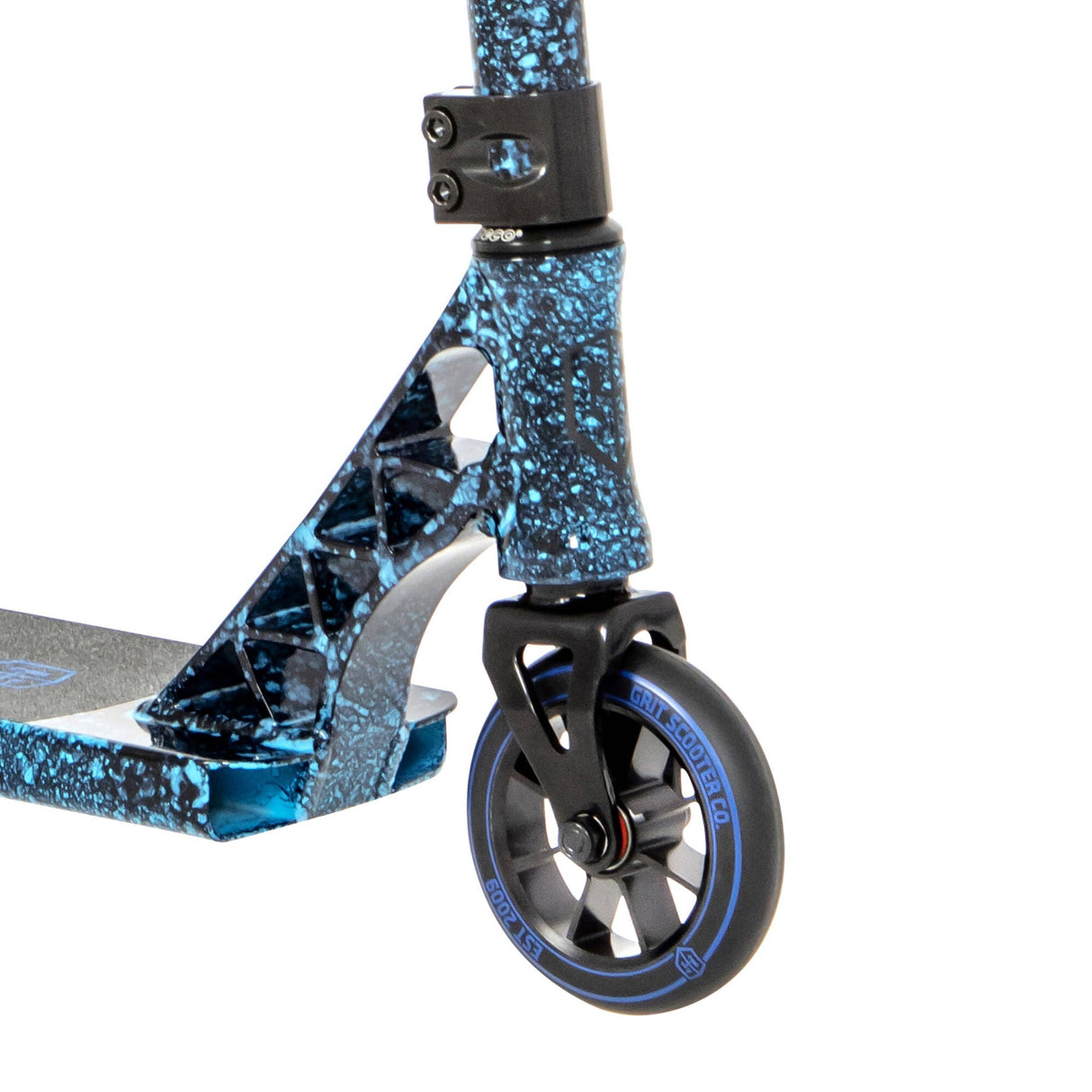 Grit Elite XL Stunt Scooter - Black/Blue Marble