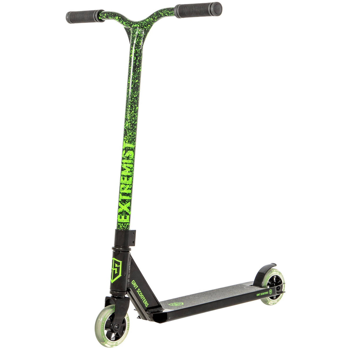 Grit Extremist Stunt Scooter - Black/Marble Green