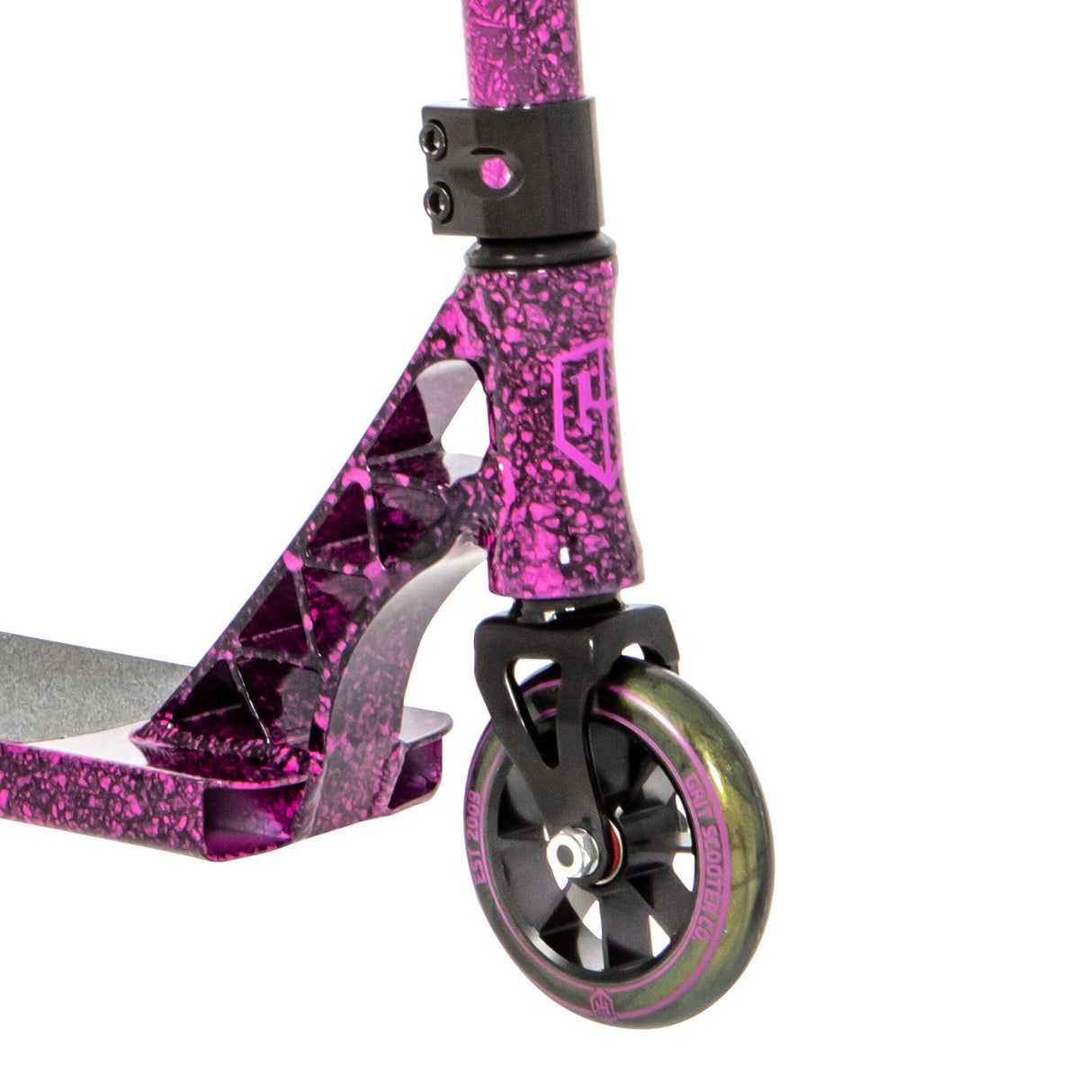 Grit 2021 Wild Stunt Scooter - Black/Purple Marble