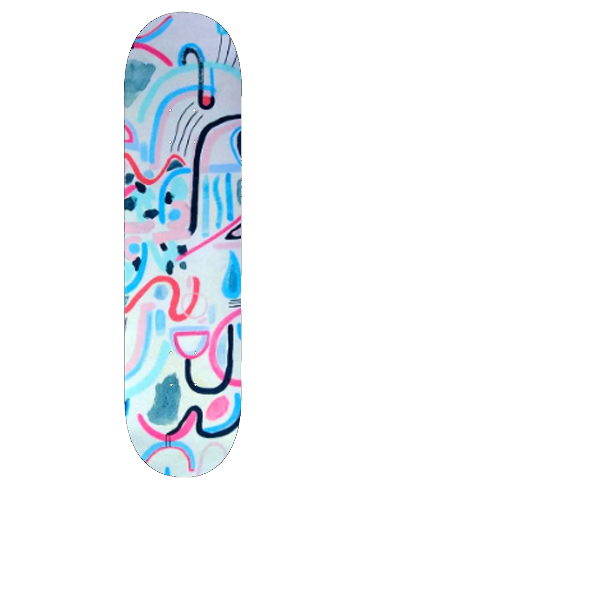 Habitat Elena Johnston Pastel Skateboard Grip Tape