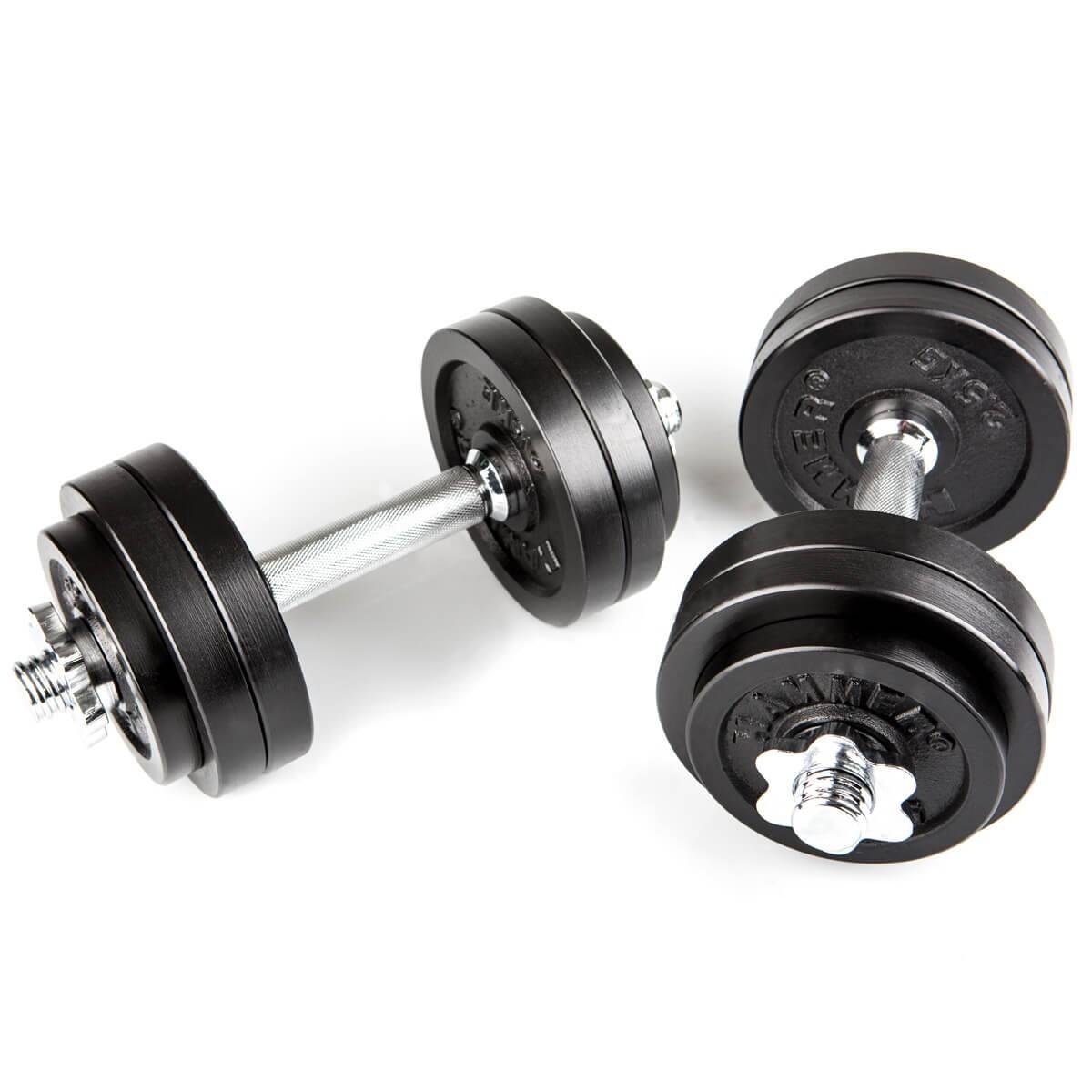 Hammer Dumbbell Set - 30kg - Black