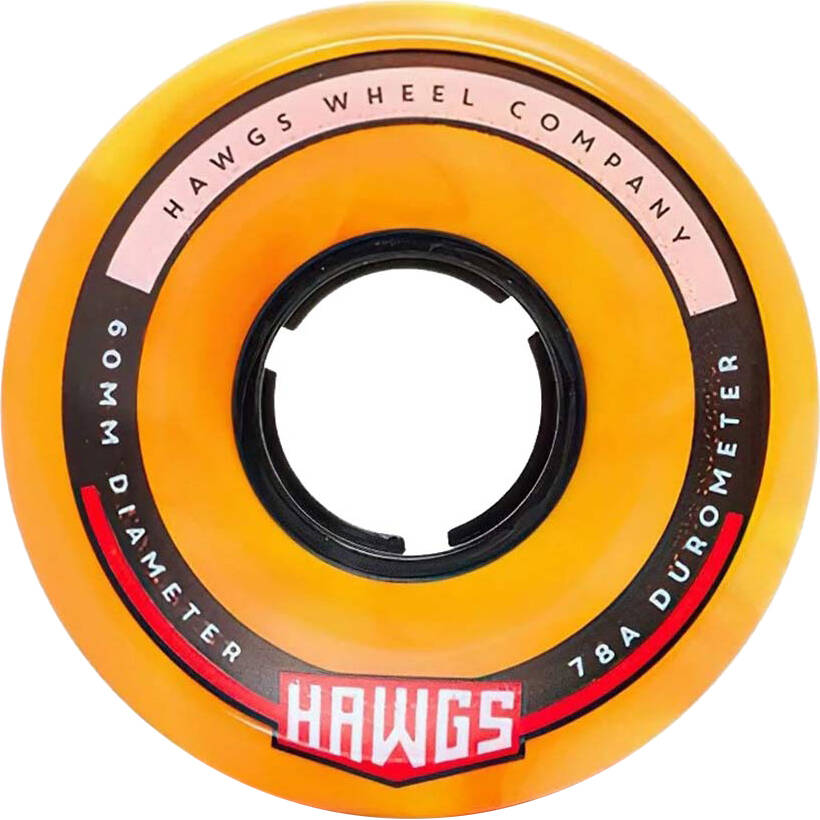 Hawgs Chubbies Longboard Wheels 60mm - Orange