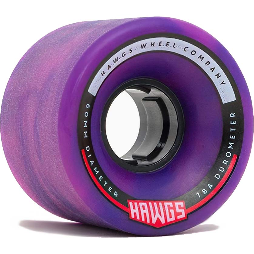 Hawgs Chubbies Longboard Wheels 60mm - Purple