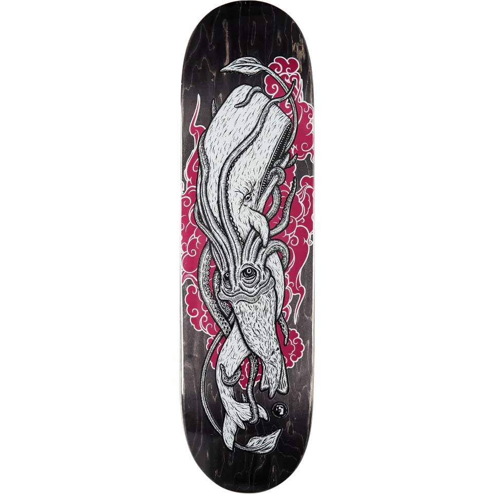 Heathen Moby Vs Kraken Skateboard Deck 8.375"