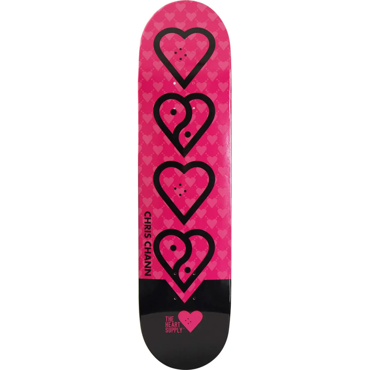 The Heart Supply Chris Chann Pro Skateboard Deck - Balance Neon 8"
