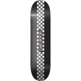 The Heart Supply Check Stripe Skateboard Deck - Black 8.25"