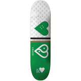 The Heart Supply Chris Chann Society Skateboard Deck - Green 7.75''
