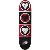 The Heart Supply Squad Skateboard Deck - Black/Red 8.375"