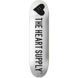 The Heart Supply Strong Skateboard Deck - White 8"