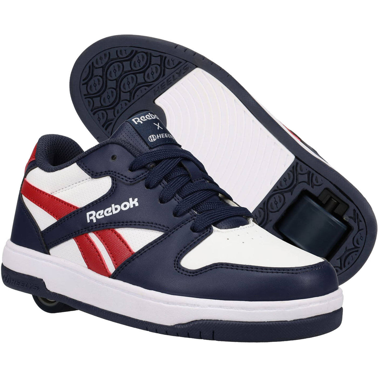 Heelys x Reebok BB 4500 Low - White/Navy/Flash Red