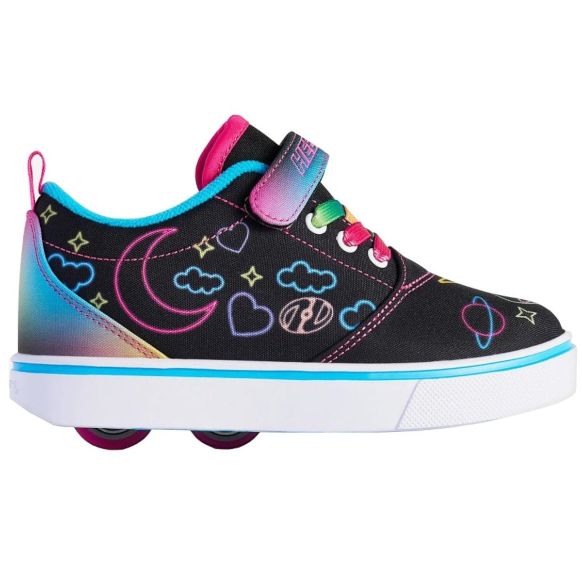 Heelys Pro 20 Prints X2 - Black/Hot Pink/Multi