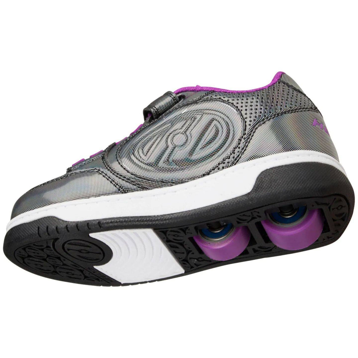 Heelys Plus X2 Lighted - Black Sparkle/Purple