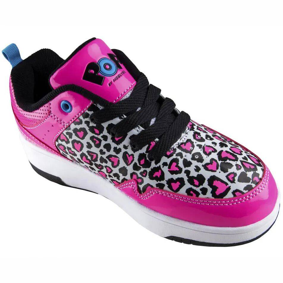 Heelys POP Contend - Neon Pink/Black/White/Hearts