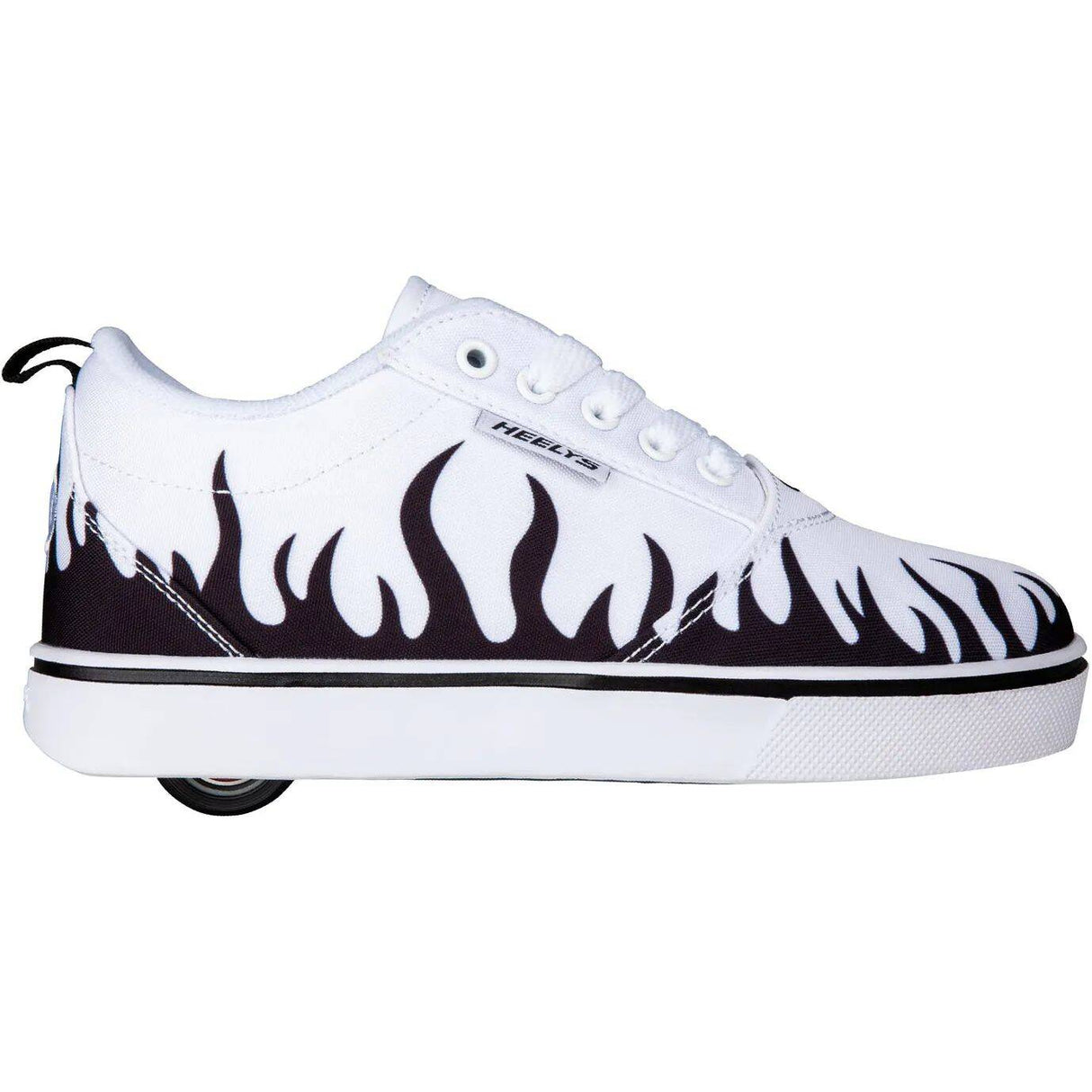 Heelys Pro 20 Prints - White/Black Flames