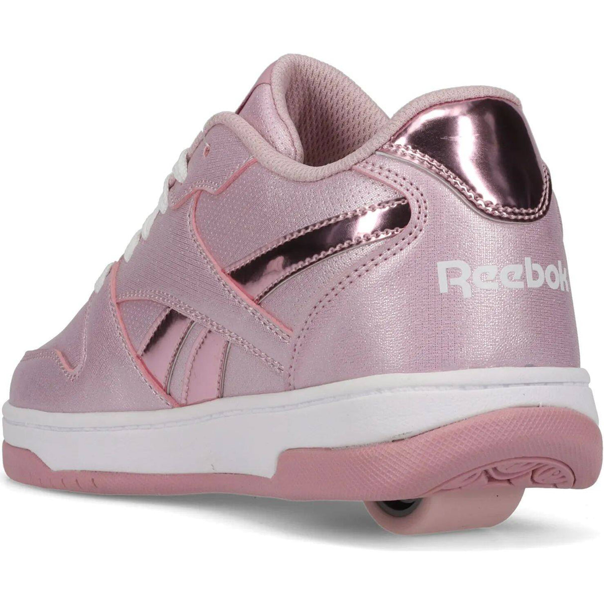 Heelys x Reebok BB4500 Low - White/Classic Pink/Sparkle