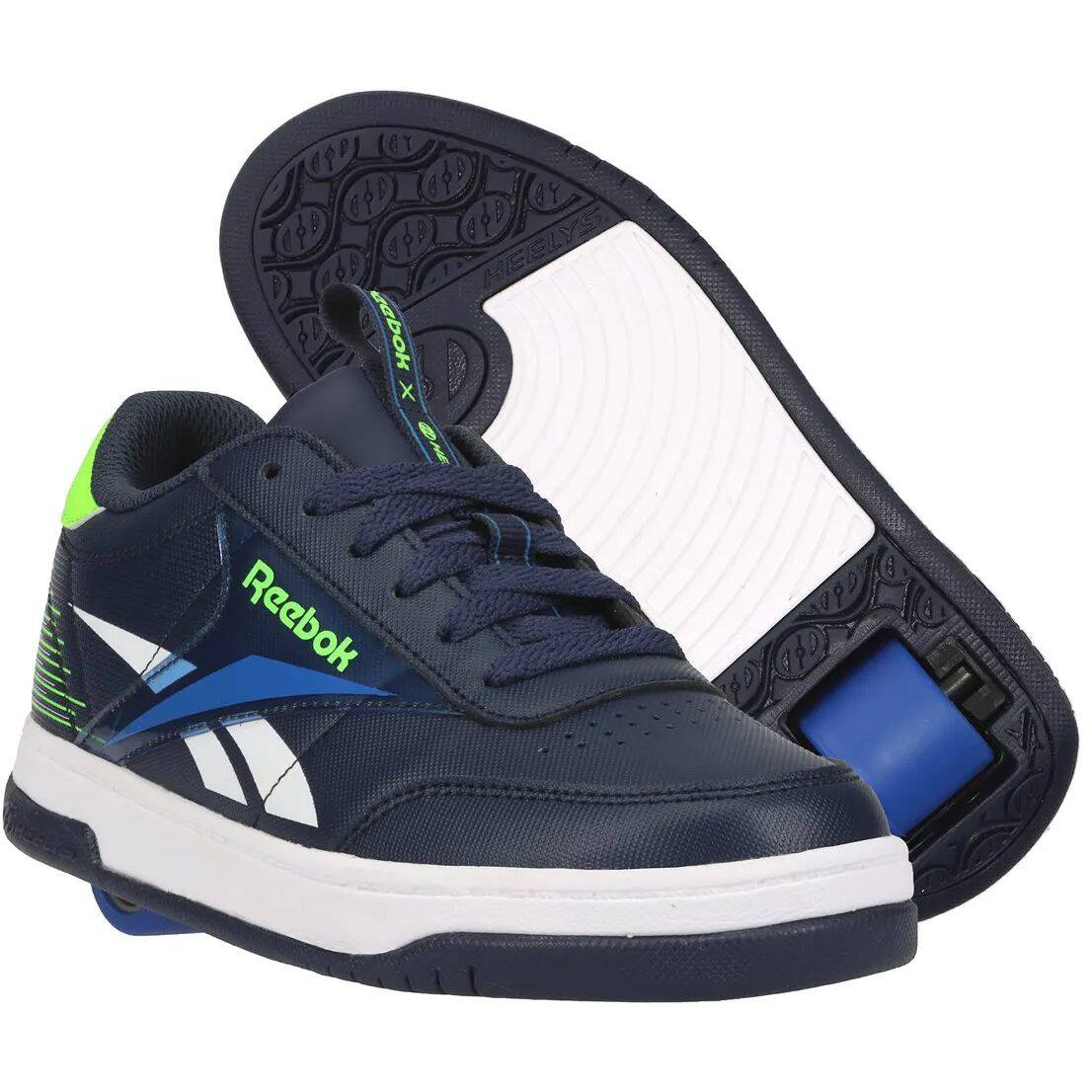 Heelys x Reebok Court Low - Vector Navy/Vector Blue/Solar Green/White