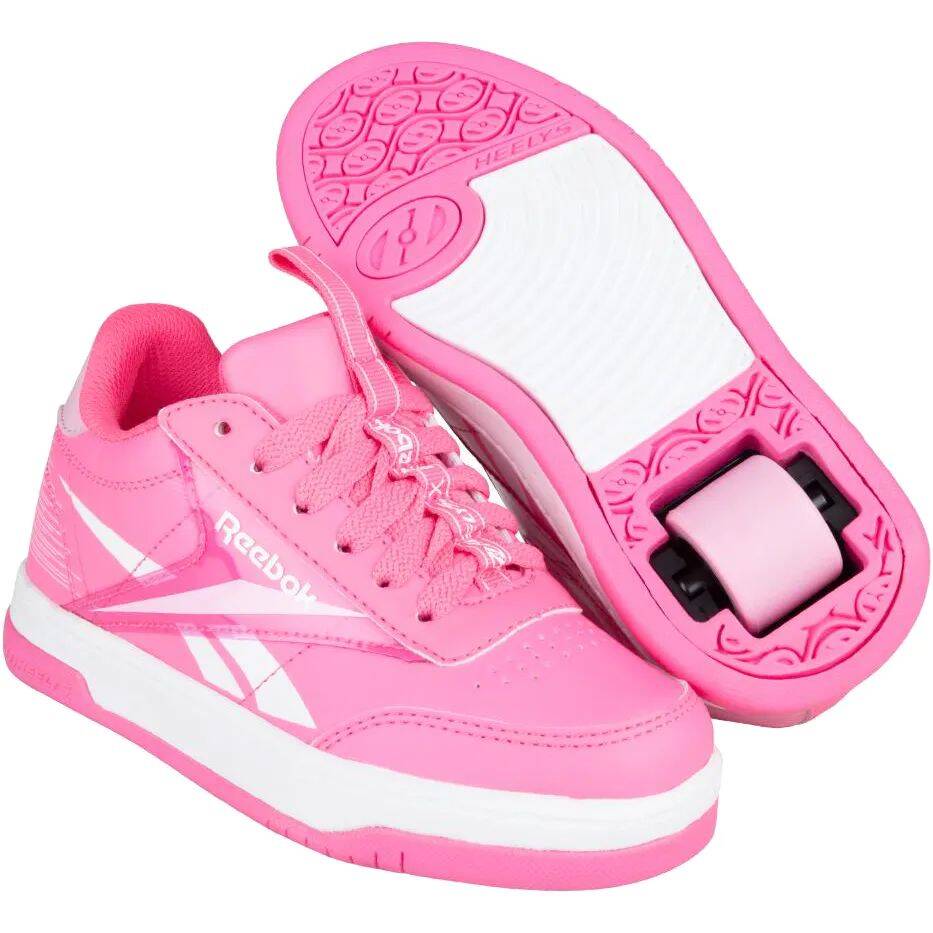 Heelys x Reebok Court Low - Solar Pink/Light Pink/White