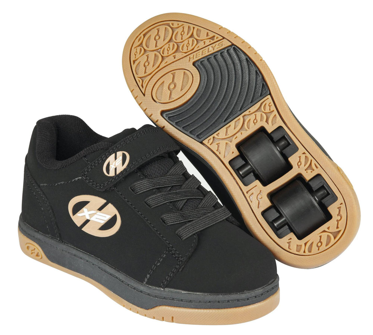 Heelys X2 Dual Up - Black/Gum