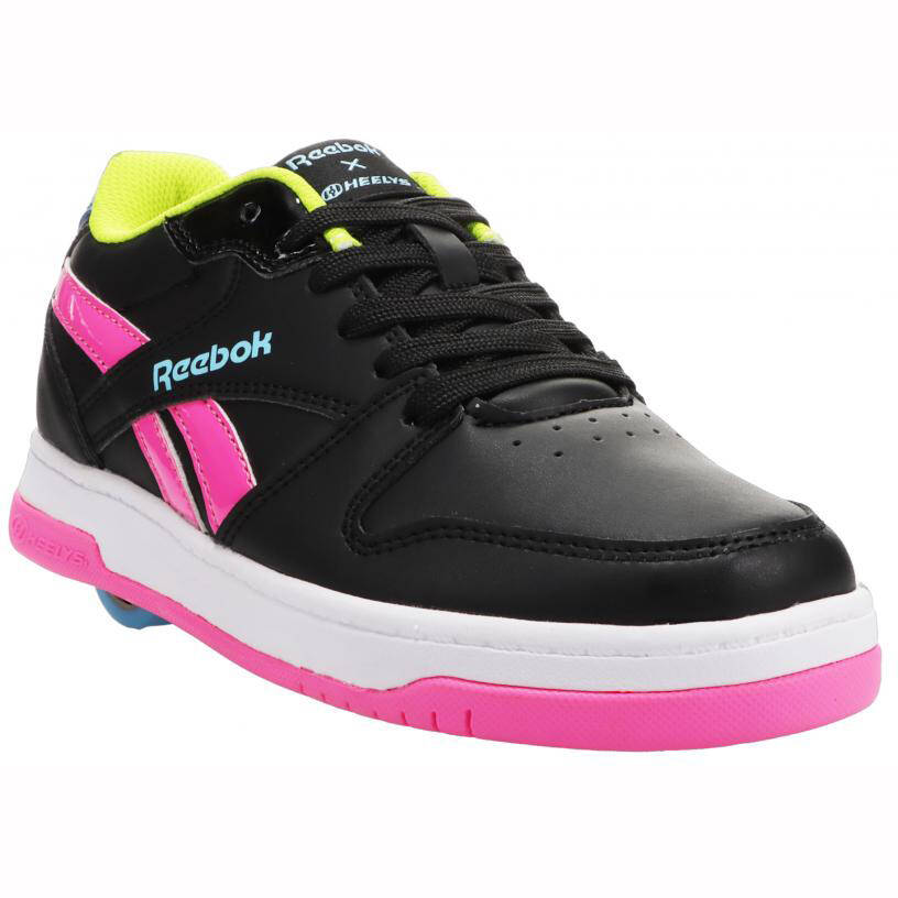 Heelys x Reebok BB4500 Low - Black/Atomic Pink/Digi Blue