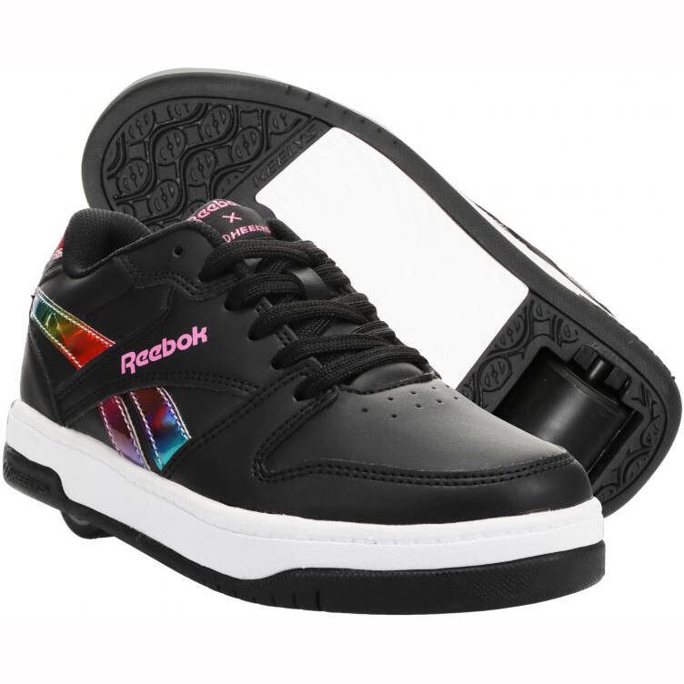 Heelys x Reebok BB4500 Low - Black/Black/True Pink