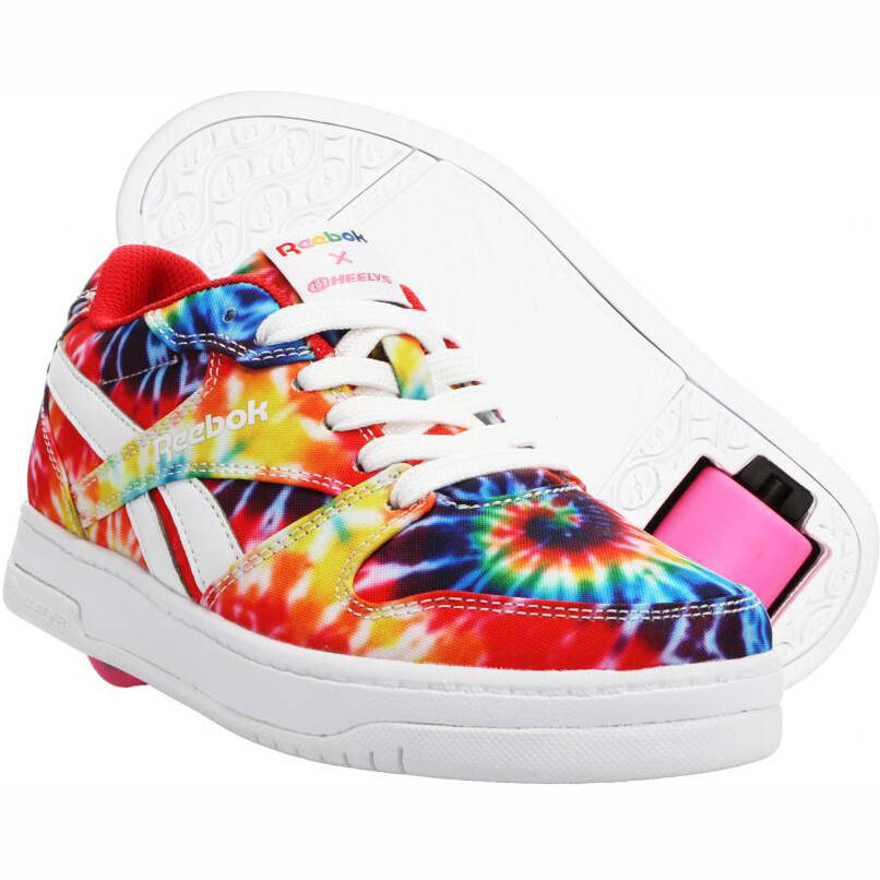Heelys x Reebok BB4500 Low - Tie Dye/True Pink/White