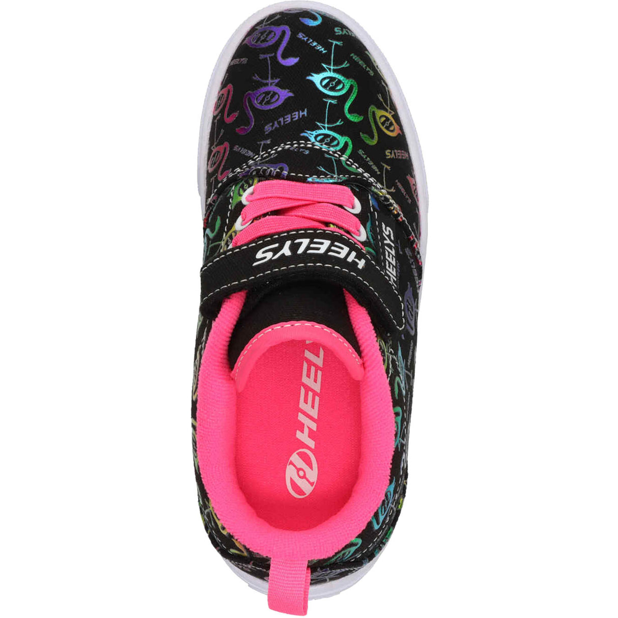 Heelys Pro 20 X2 - Black/Neon Pink/Cyan