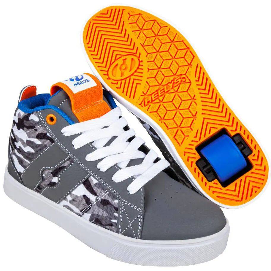 Heelys Racer Mid - Grey/White/Black Camo