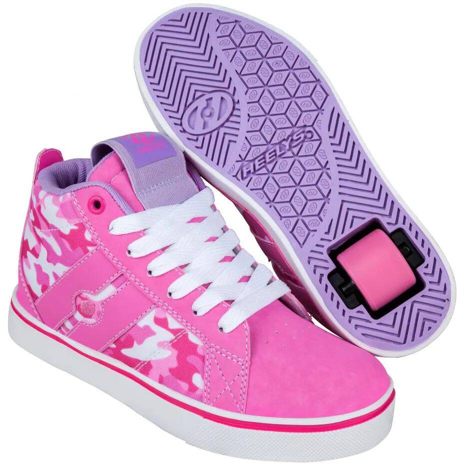 Heelys Racer Mid - Pink/Hot Pink/White Camo