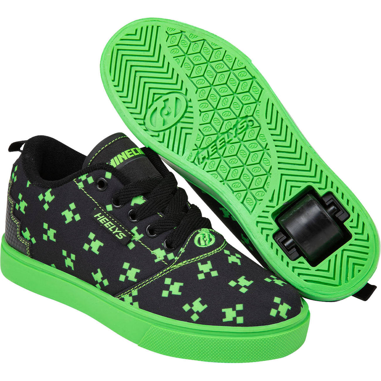 Heelys X Minecraft Pro 20 - Green/Black/Green