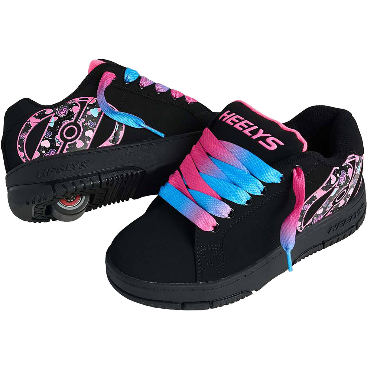 Heelys Kolect Prints - Black/Neon Pink/Multi