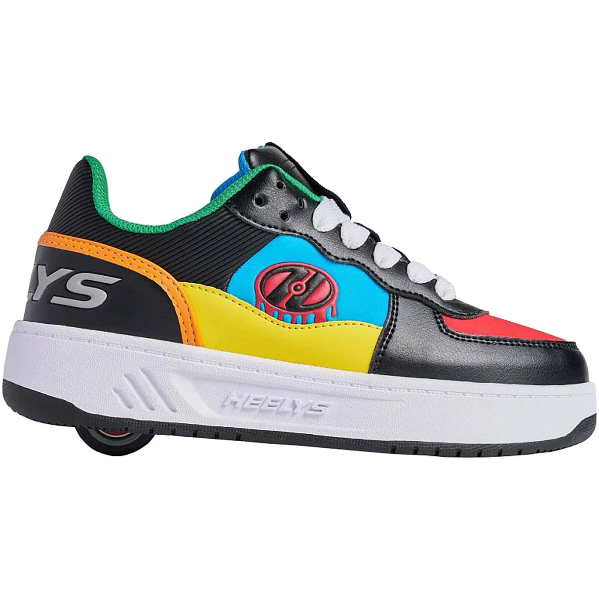 Heelys Rezerve Low - Black/Red/Cyan/Yellow