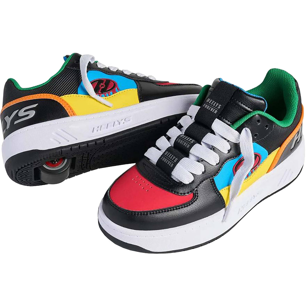 Heelys Rezerve Low - Black/Red/Cyan/Yellow
