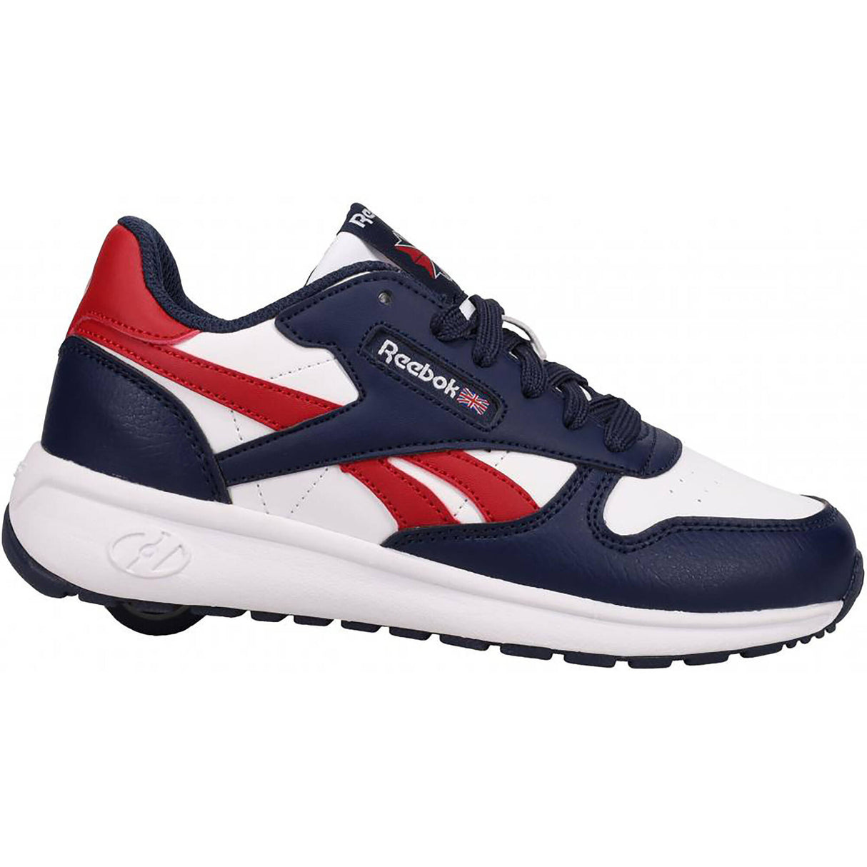 Heelys x Reebok Classic Leather - White/Blue/Red