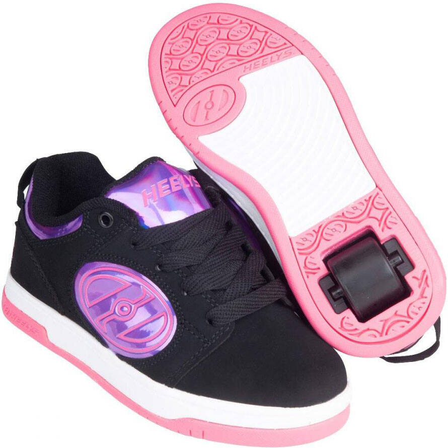 Heelys Voyager - Black/Purple/Hologram/Hot Pink