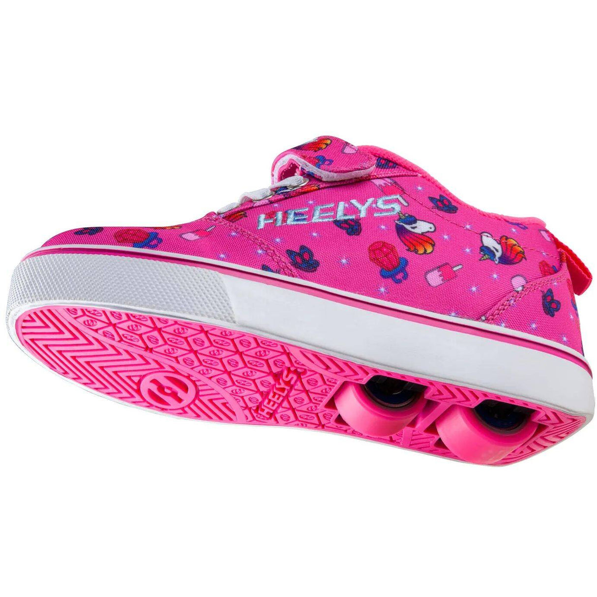 Heelys X2 Pro 20 - Pink/Hot Pink Unicorns