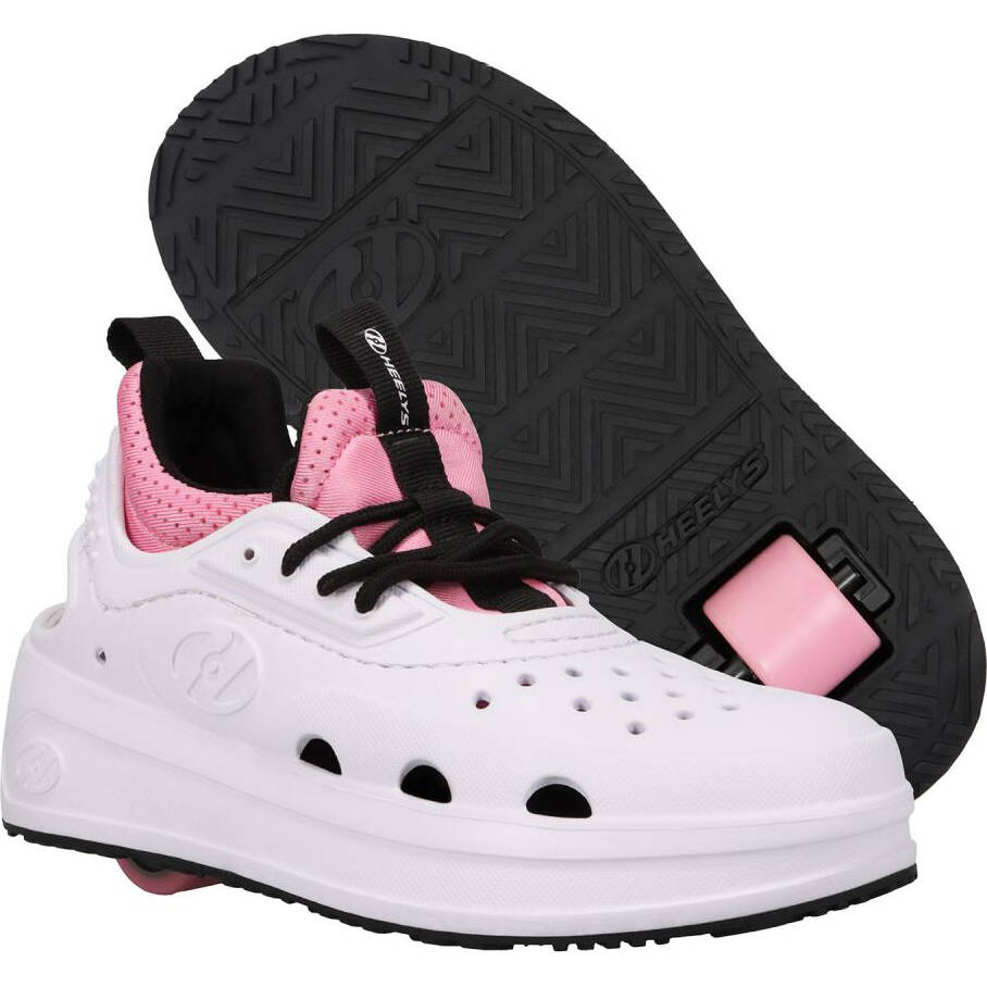 Heelys Wowza - White/Black/Pink Eva
