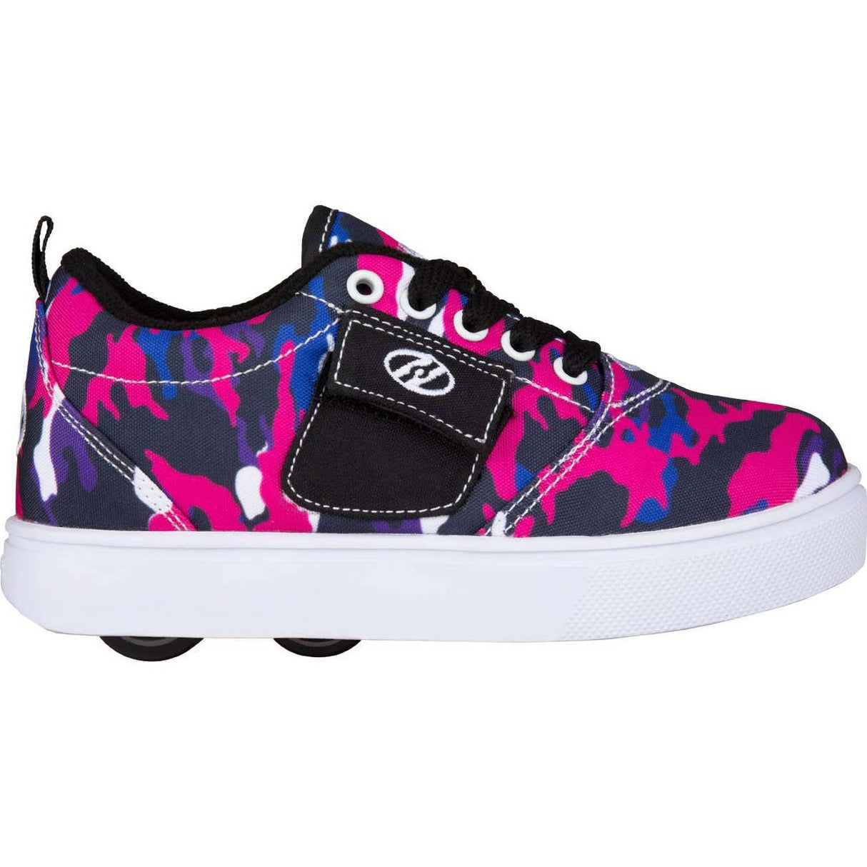 Heelys X2 Pro 20 Pocket - Black/Pink/Blue Nylon Canvas