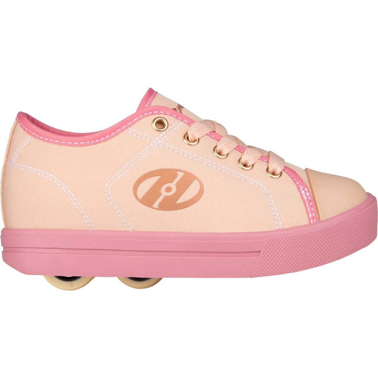 Heelys X2 Classic - Pink/Rose Gold Canvas