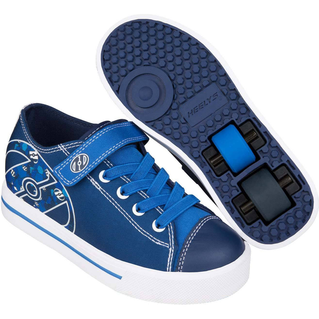 Heelys X2 Snazzy - Navy/Blue/White
