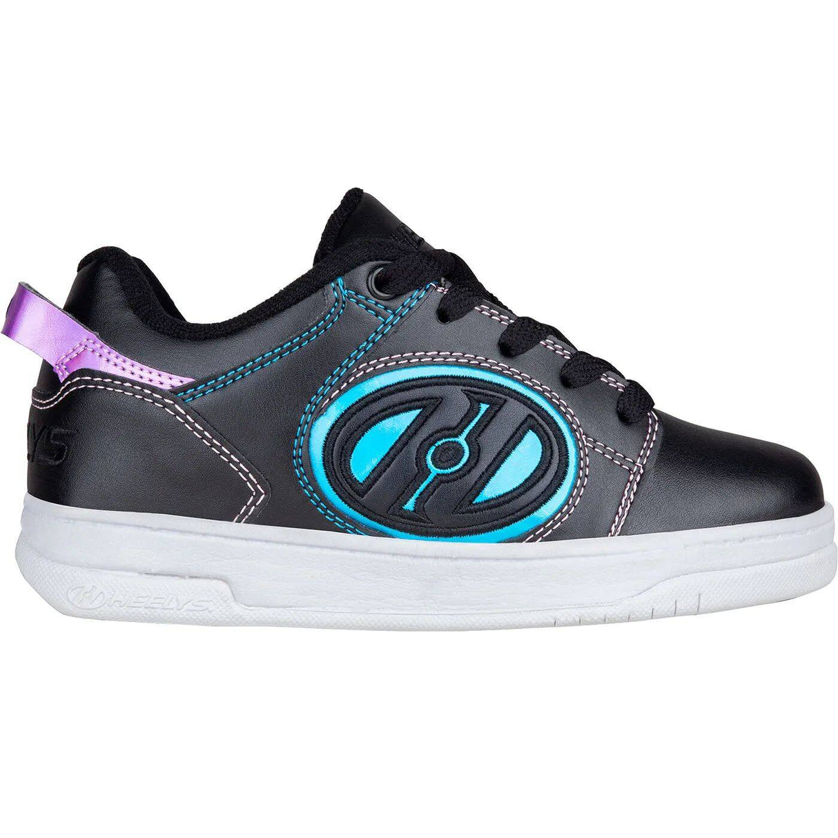 Heelys Voyager - Black/Pink/Rainbow Foil