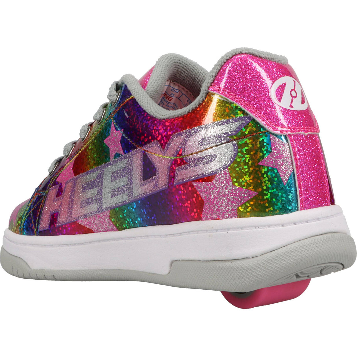 Heelys Split - Rainbow/Silver/Hot Pink Stars