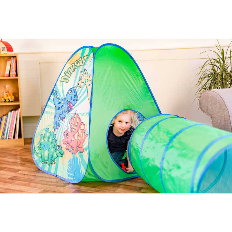 HGL Dino Pop-Up Tent & Tunnel
