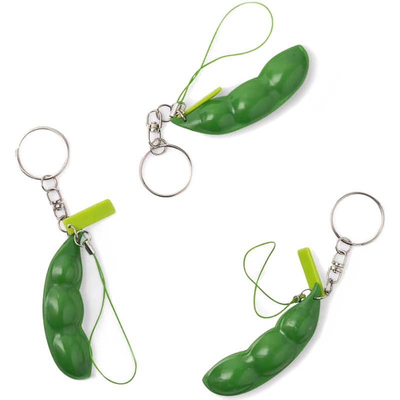 HGL Pea Pod Push Poppers Key Chain