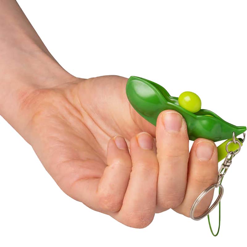 HGL Pea Pod Push Poppers Key Chain
