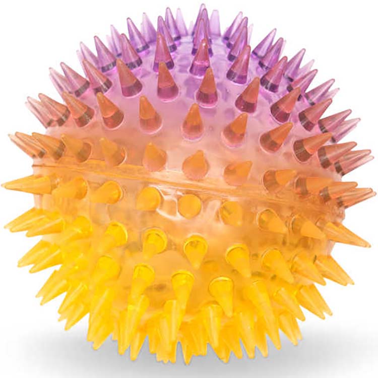 HGL Two Tone Light Up Spikey Balls